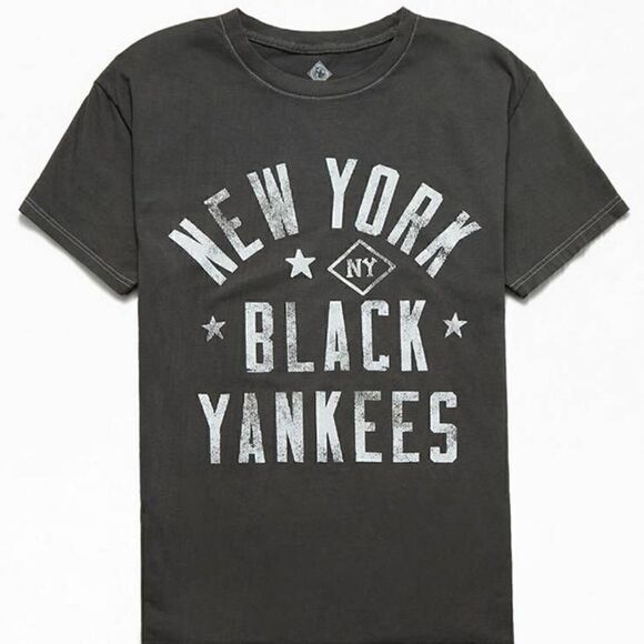 New York Black Yankees Short Sleeve T-Shirt Mens Small - Picture 1 of 3